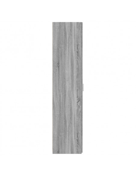 Credenza Grigio Sonoma 30x42,5x185 cm in Legno Multistrato