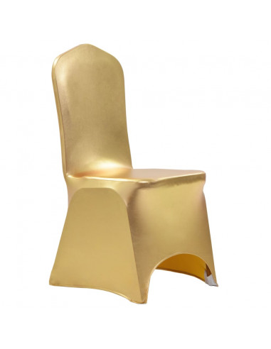 Coprisedia Elasticizzato 6 pz Oro