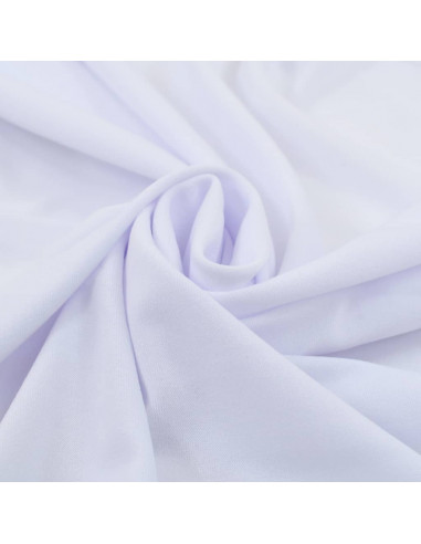 Copertura Elastica per Tavolo con Gonna 2 pz 183x76x74cm Bianco