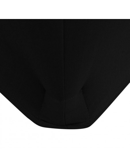 Fodere Elasticizzate per Tavolo 2 pezzi 183x76x74 cm Nero