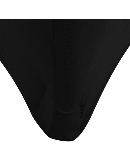 Fodere Elasticizzate per Tavolo 2 pezzi 183x76x74 cm Nero