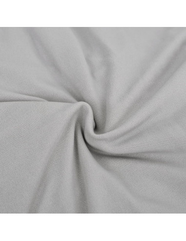 Fodera Elasticizzata Divano 4 Posti in Jersey Poliestere Grigio