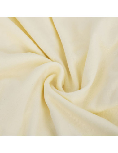 Fodera Elasticizzata Divano 3 Posti in Jersey Poliestere Crema