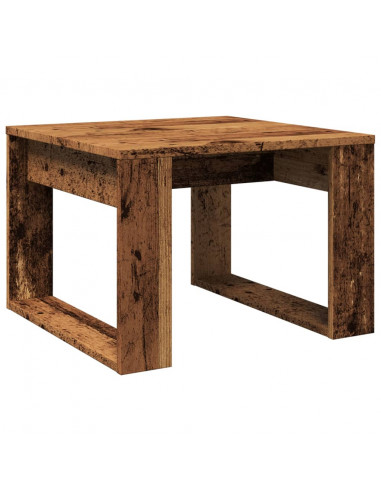 Tavolino Legno Antico 50x50x35 cm in Truciolato