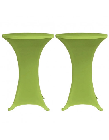 Copritavoli Elastici 4 pz 80 cm Verde