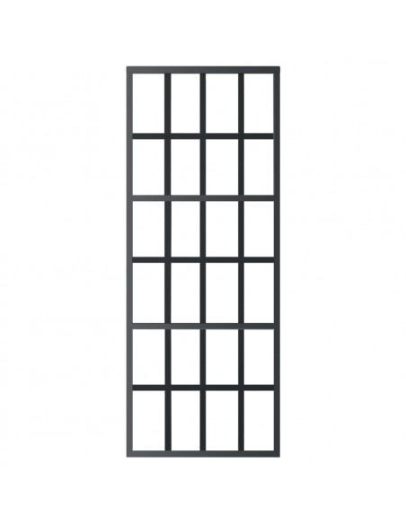 Porta Scorrevole con Kit Montaggio Vetro ESG Alluminio 76x205cm