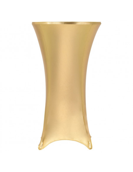 Copertura Elastica per Tavolo 2 pz 60 cm Oro