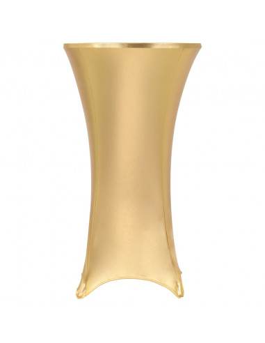 Copertura Elastica per Tavolo 2 pz 70 cm Oro