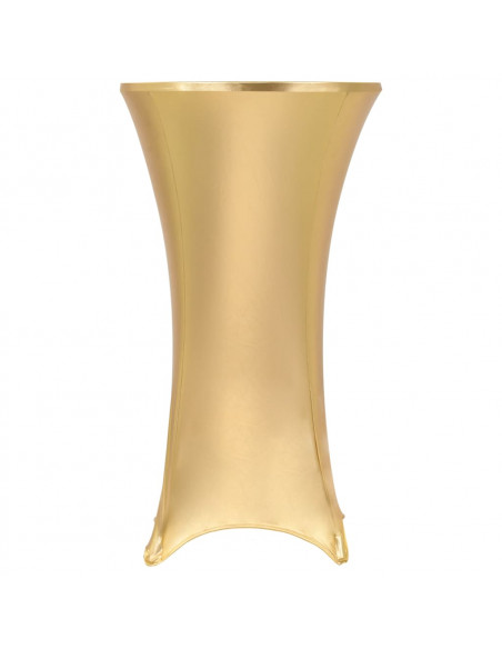 Copertura Elastica per Tavolo 2 pz 70 cm Oro