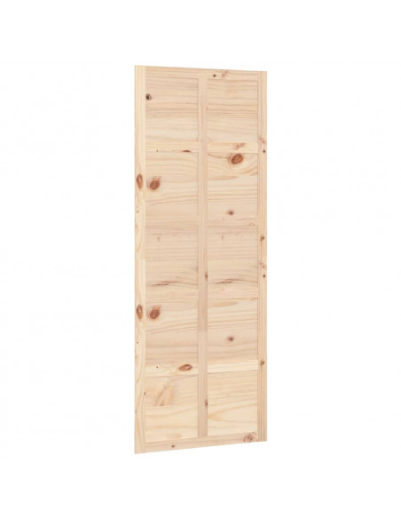 Porta del Granaio 80x1,8x214 cm in Legno Massello di Pino