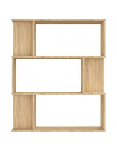 Libreria/Divisorio Rovere Sonoma 80x24x96 cm Legno Multistrato