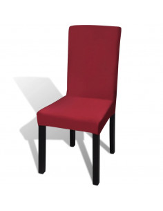 Coprisedie Elasticizzate Dritte 6 pz Bordò 2