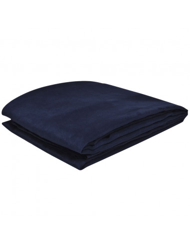 Fodera per divano in micro-camoscio blu marino 270 x 350 cm
