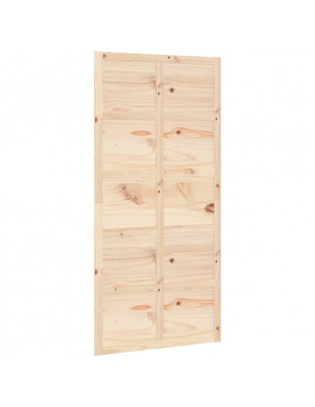 Porta del Granaio 100x1,8x214 cm in Legno Massello di Pino