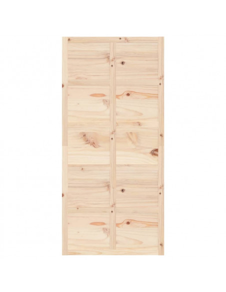 Porta del Granaio 100x1,8x214 cm in Legno Massello di Pino