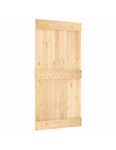 Porta NARVIK 100x210 cm in Legno Massello di Pino 2