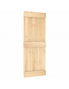 Porta NARVIK 80x210 cm in Legno Massello di Pino 2