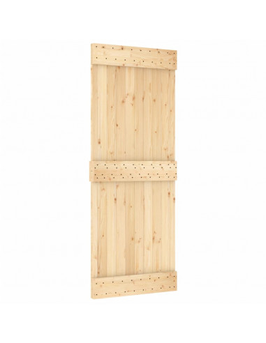 Porta NARVIK 80x210 cm in Legno Massello di Pino