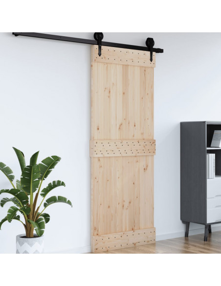 Porta NARVIK 80x210 cm in Legno Massello di Pino