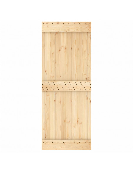 Porta NARVIK 80x210 cm in Legno Massello di Pino