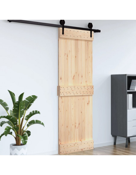 Porta NARVIK 85x210 cm in Legno Massello di Pino