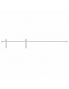 Porta Scorrevole con Set Hardware 70x210 cm Legno Massello Pino 2