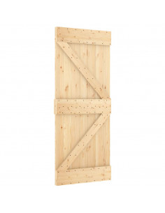 Porta NARVIK 85x210 cm in Legno Massello di Pino 2