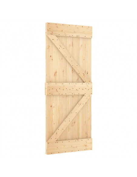 Porta NARVIK 85x210 cm in Legno Massello di Pino
