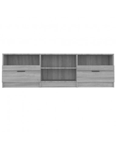 Mobile TV Grigio Sonoma 150x33,5x45 cm in Legno Ingegnerizzato