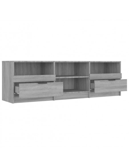 Mobile TV Grigio Sonoma 150x33,5x45 cm in Legno Ingegnerizzato