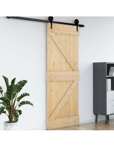 Porta NARVIK 95x210 cm in Legno Massello di Pino