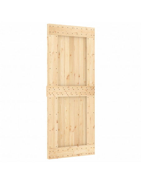 Porta NARVIK 85x210 cm in Legno Massello di Pino