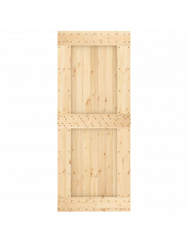 Porta NARVIK 85x210 cm in Legno Massello di Pino