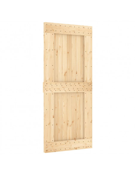 Porta NARVIK 90x210 cm in Legno Massello di Pino