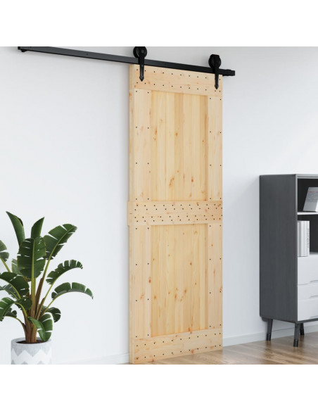 Porta NARVIK 90x210 cm in Legno Massello di Pino