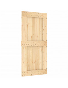 Porta NARVIK 95x210 cm in Legno Massello di Pino 2