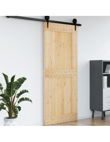 Porta NARVIK 95x210 cm in Legno Massello di Pino