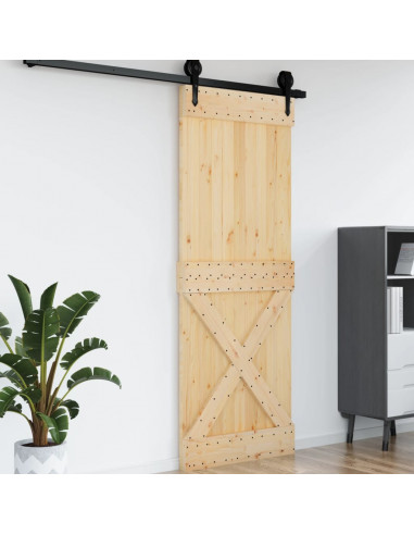 Porta NARVIK 85x210 cm in Legno Massello di Pino