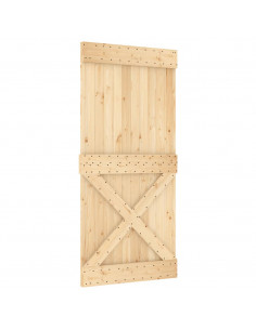 Porta NARVIK 95x210 cm in Legno Massello di Pino 2