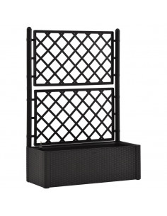 Letto Rialzato da Giardino Graticcio e Irrigazione Antracite 2