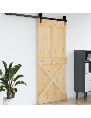 Porta NARVIK 100x210 cm in Legno Massello di Pino