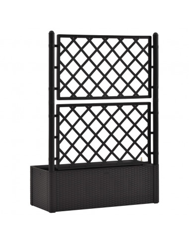 Letto Rialzato da Giardino Graticcio e Irrigazione Antracite