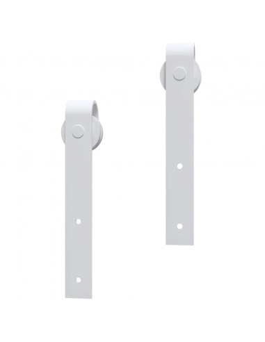 Porta Scorrevole con Set Hardware 85x210 cm Legno Massello Pino