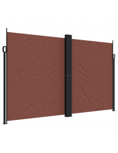 Tenda da Sole Laterale Retrattile Marrone 200x1000 cm 2