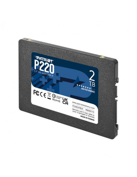 Patriot Memory P220 2TB 2.5" 2000 GB Serial ATA III