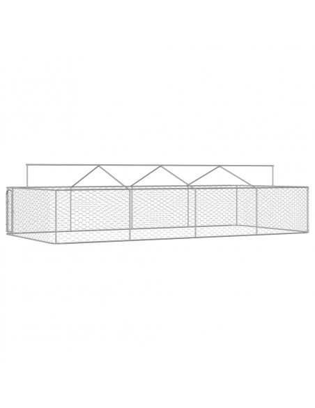 Gabbia per Cani da Esterno con Tetto 600x300x150 cm