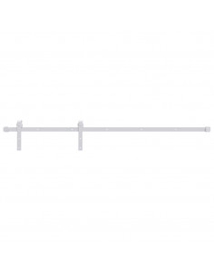 Porta Scorrevole con Set Hardware 95x210 cm Legno Massello Pino 2