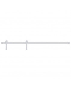 Porta Scorrevole con Set Hardware 100x210cm Legno Massello Pino 2