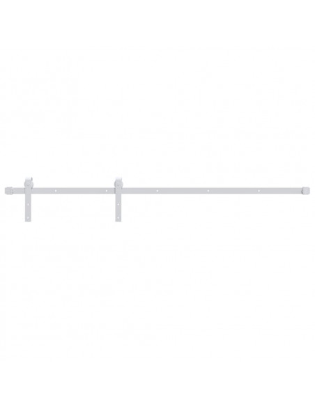 Porta Scorrevole con Set Hardware 100x210cm Legno Massello Pino