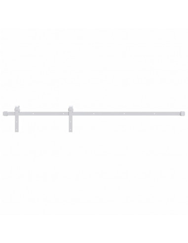 Porta Scorrevole con Set Hardware 95x210 cm Legno Massello Pino